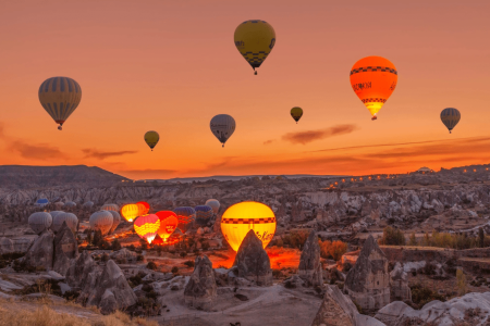 ANKARA ÇIKIŞLI BALON SEYİRLİ KAPADOKYA TURU